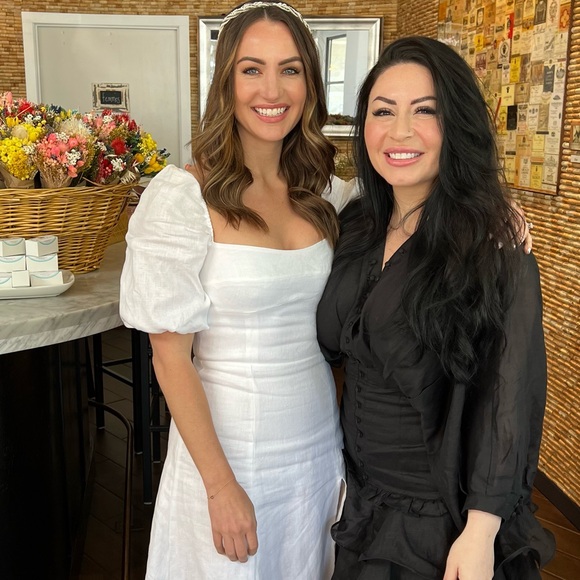 Joslin Elizabeth Linen Mini Ramie Dress Black 8 - Picture 1 of 5